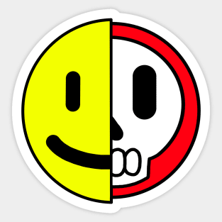 Half Smile Sticker